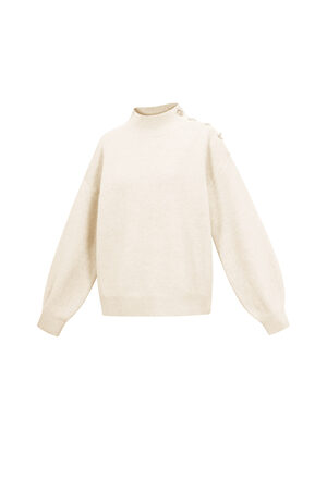 Knitted Polyester Fiber Women's Turtleneck Sweater Casual Solid Color h5 Picture2