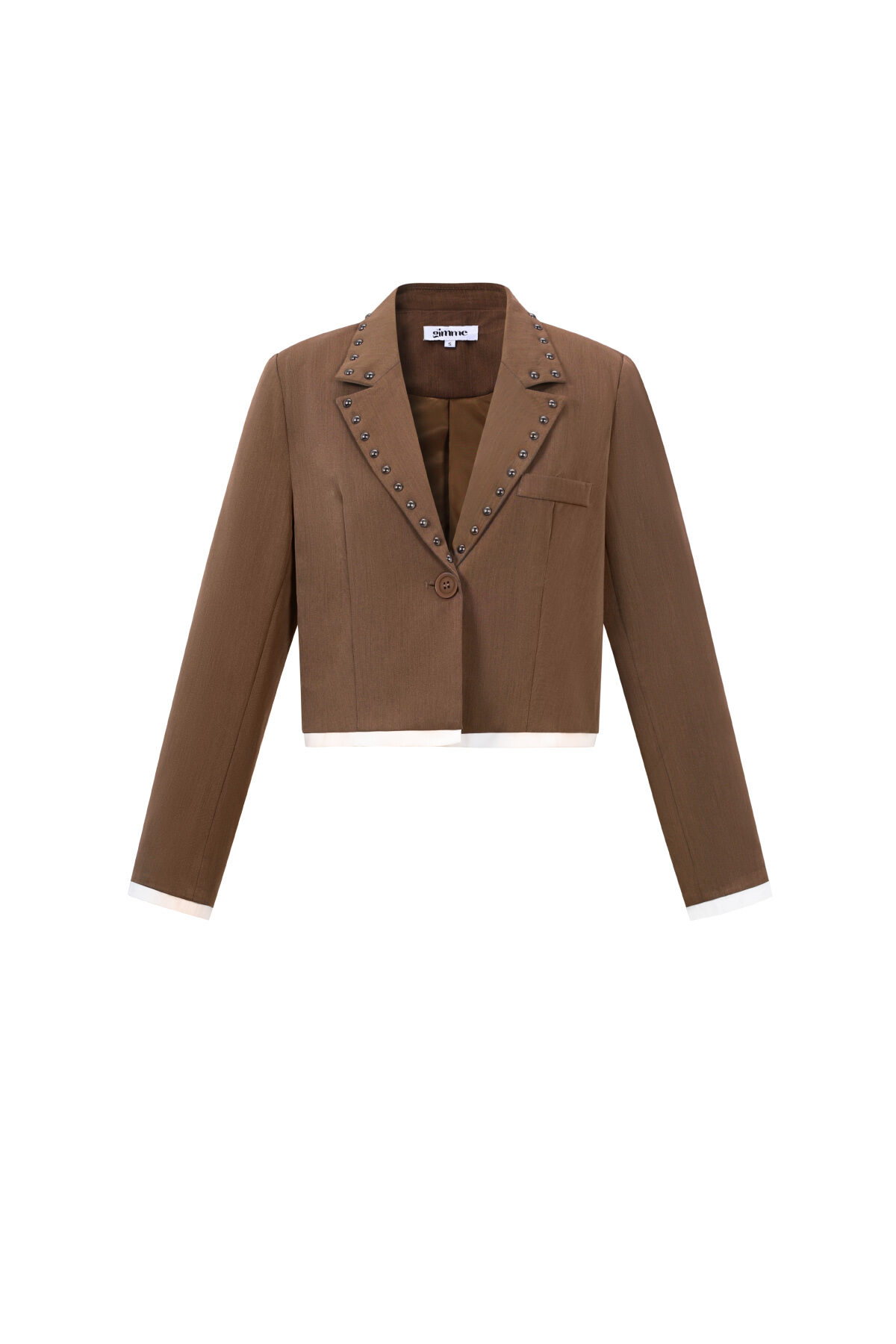 Woven Polyester Fiber Women's Suit Set Fall/Winter Street Solid Color h5 