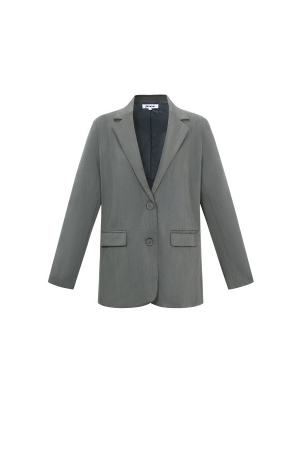 Gewebte Polyesterfasern Damen-Blazer Elegant Letters h5 