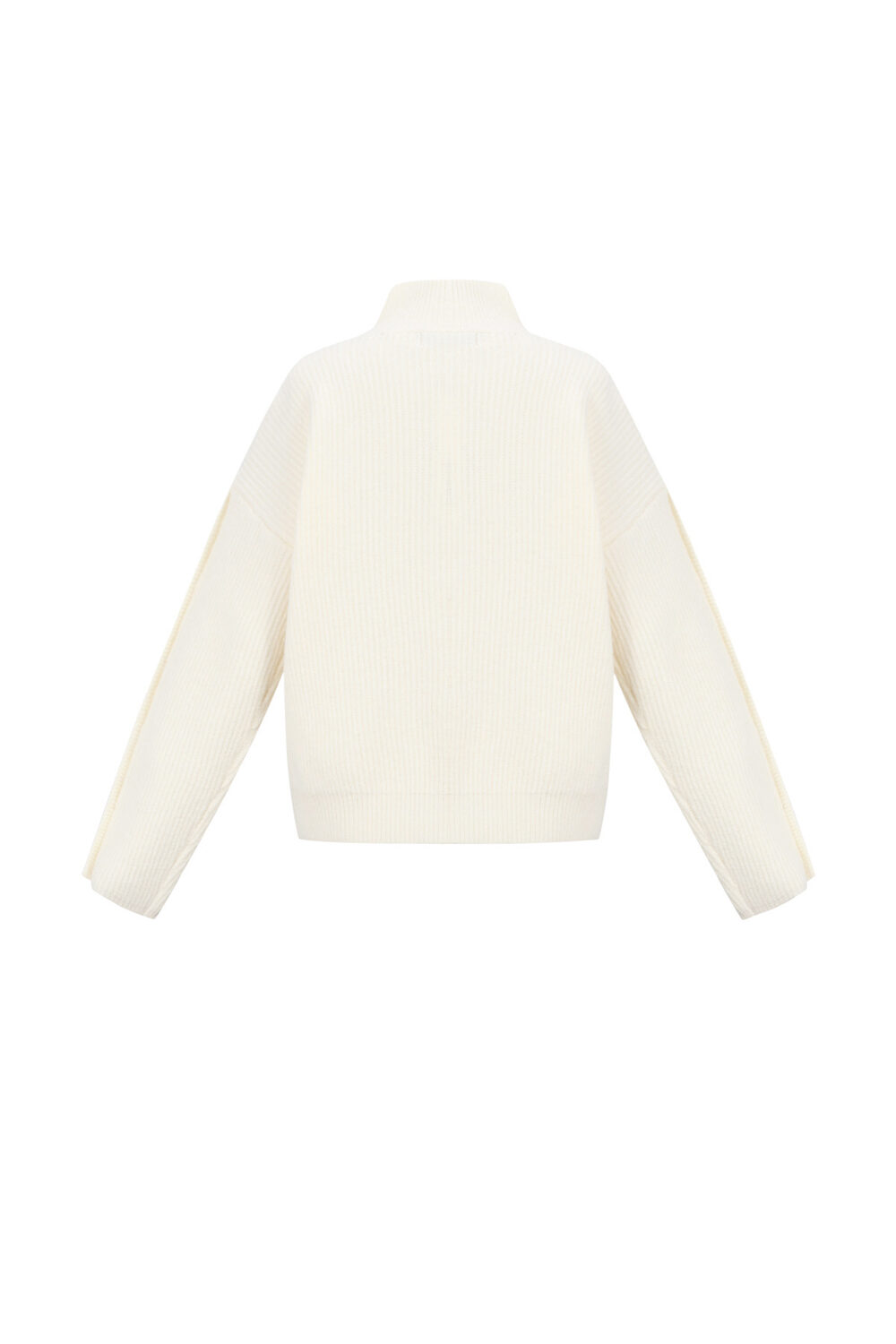 Strick-Polyesterfaser Damen Rollkragenpullover Casual Einfarbig h5Bild3