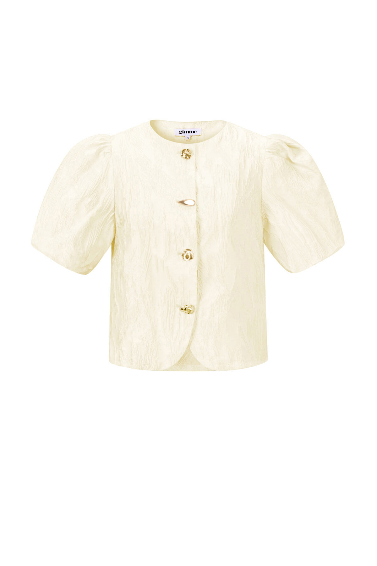 Gewebte Polyesterfasern Damen Kurzarm Oberteile Elegant Einfarbige Farbe Frühling/Sommer 2