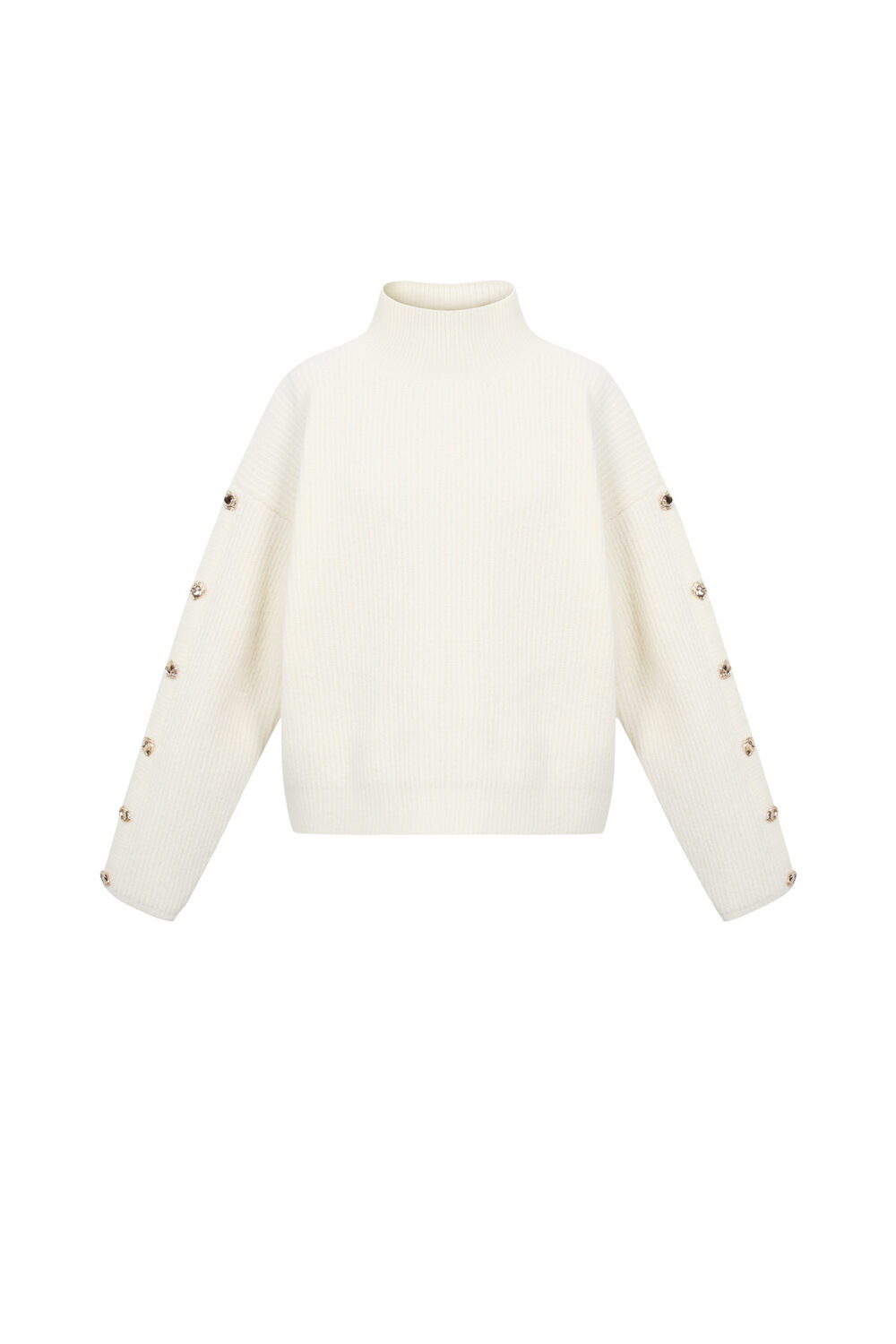Strick-Polyesterfaser Damen Rollkragenpullover Casual Einfarbig