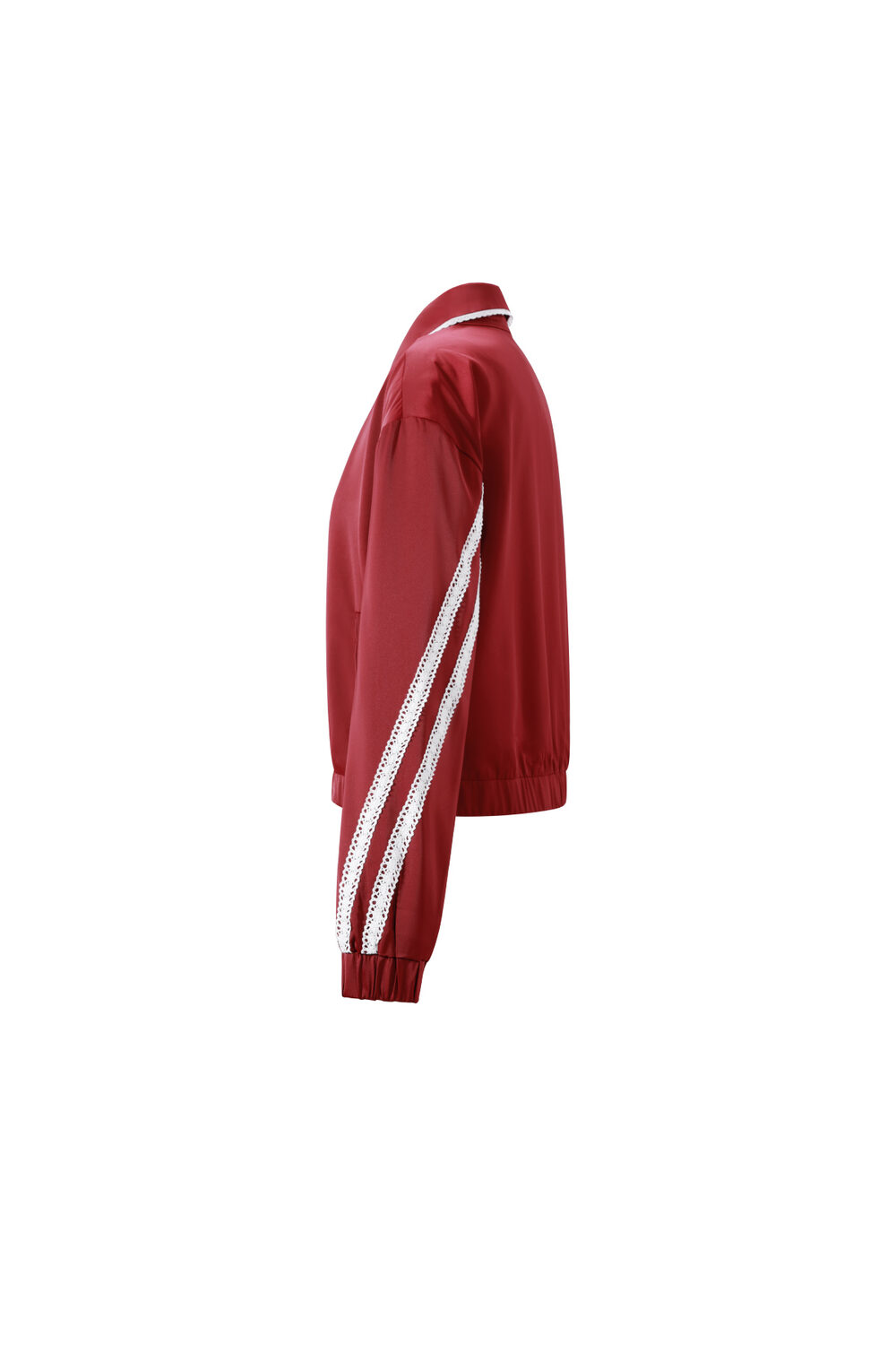 Woven Polyester Fiber Women's Jacket Sporty Color Clash 2-piece Set h5Picture14