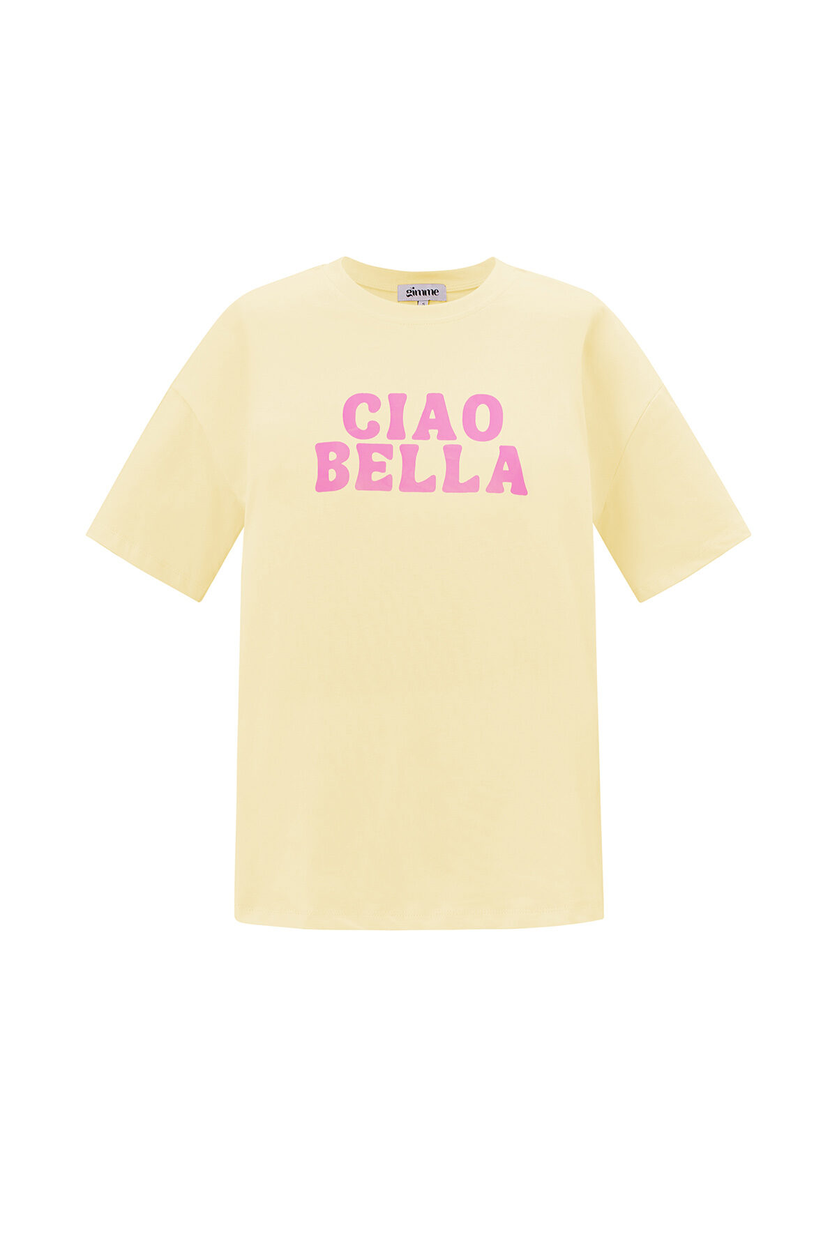 Cotton Women's T-shirt Casual Letters 