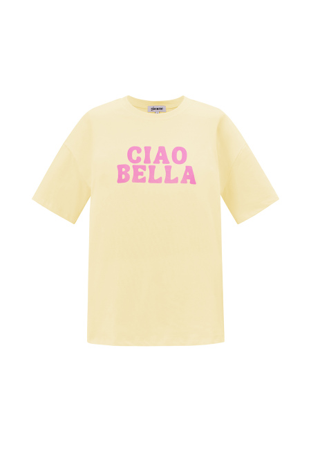 Cotton Women's T-Shirt Casual Letters 2