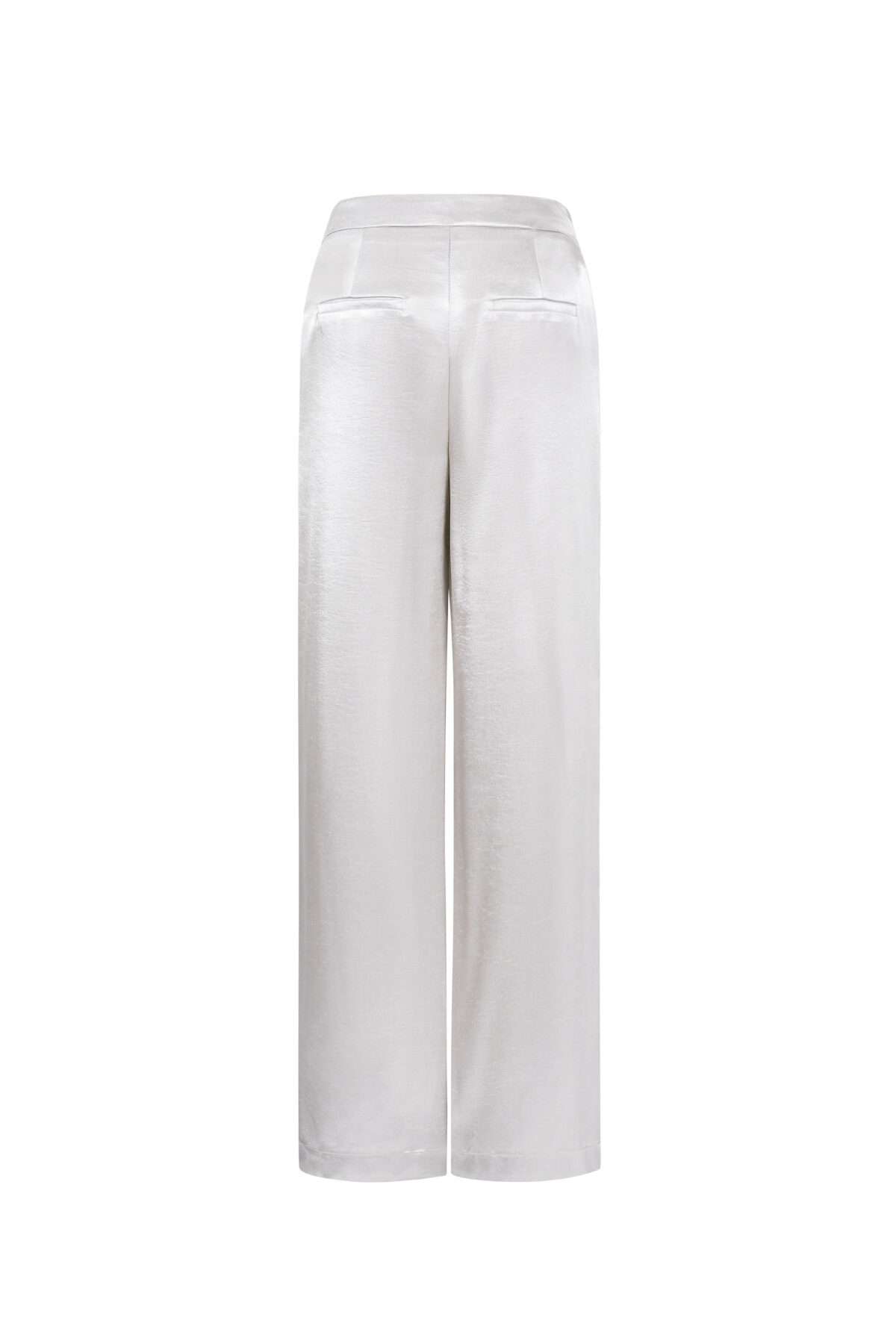 Woven Polyester Fiber Women's Straight Pants Casual Solid Color Fall/Winter Picture3