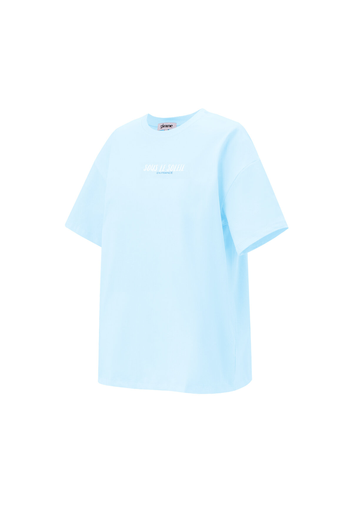 Cotton Knitted Women's T-shirt Casual Letters h5Picture2