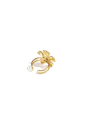 Stainless Steel Statement Rings Flower Simple Daily Simple Series Women's jewelry h5 Picture2