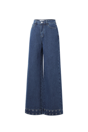 Eyelet Statement Jeans h5 Afbeelding2