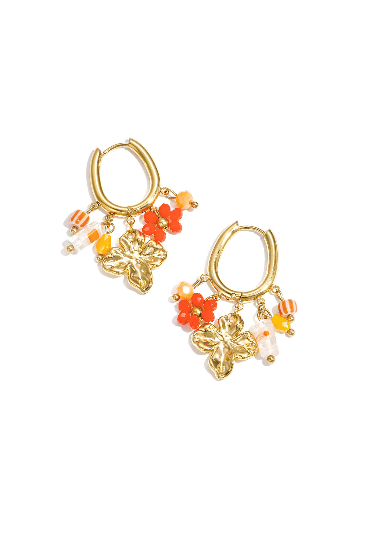 Boucles d'oreilles avec différentes perles pendantes 2