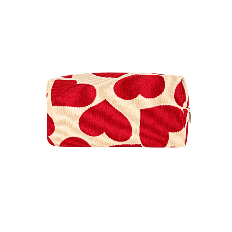 Bolso de pana para mujer, serie romántica, con forma de corazón, de 1 pieza Imagen2