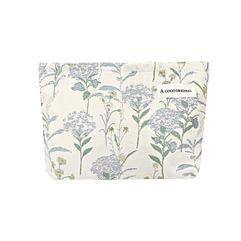 1 pieza de bolso de mujer de poliéster con lindas flores de la serie romántica 
