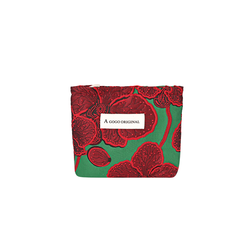 1 pezzo di lusso serie retrò fiore poliestere borse da donna h5 