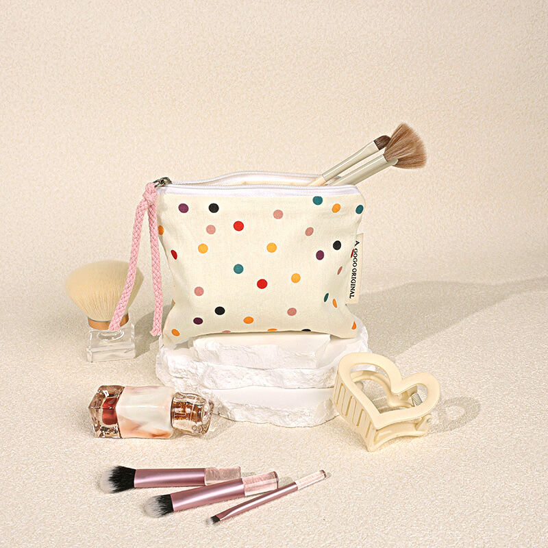 1 Piece Simple Series Elegant Polka Dots Canvas Women's Bags Picture2
