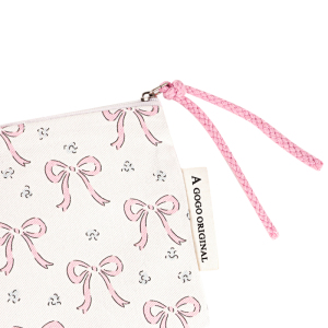 1 Piece Romantic Series Sweet Bow Knot Canvas Women's Bags h5 Picture4