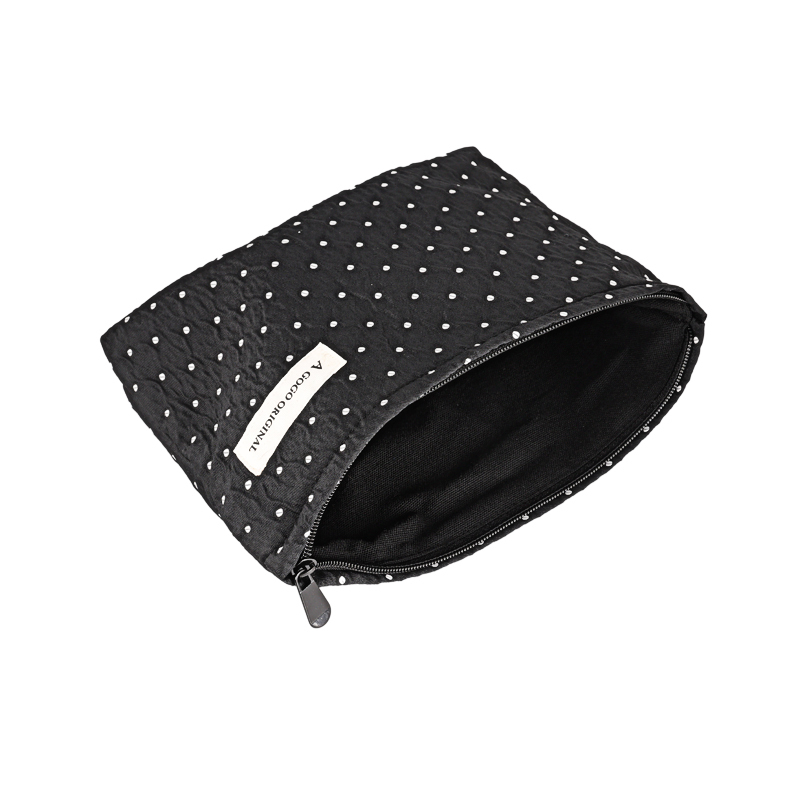 1 Pezzo Serie Classica Elegante Pois Poliestere Borse Da Donna Immagine5