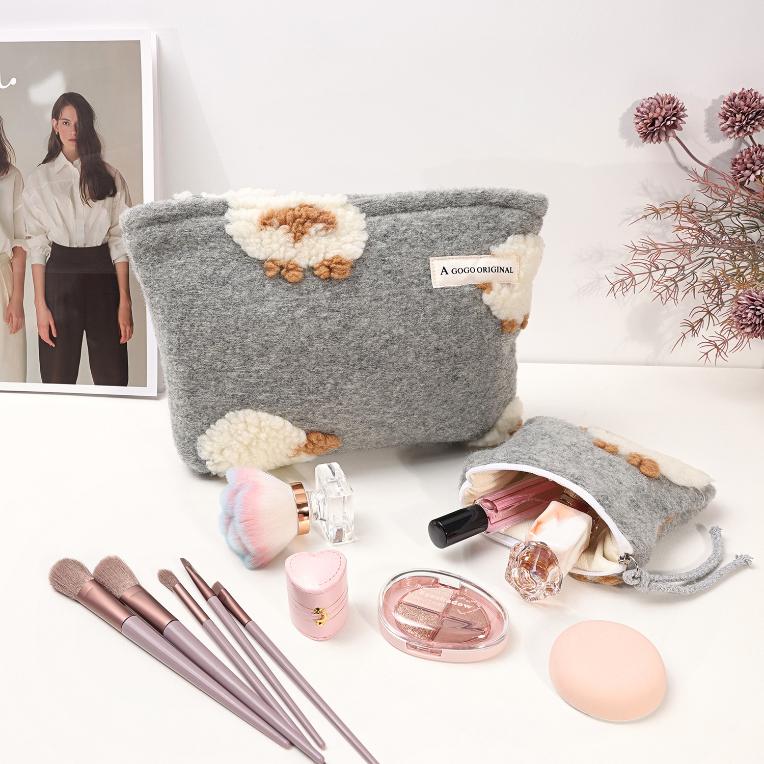 1 Piece Romantic Series Cute Animal Cotton Women's Bags Picture2