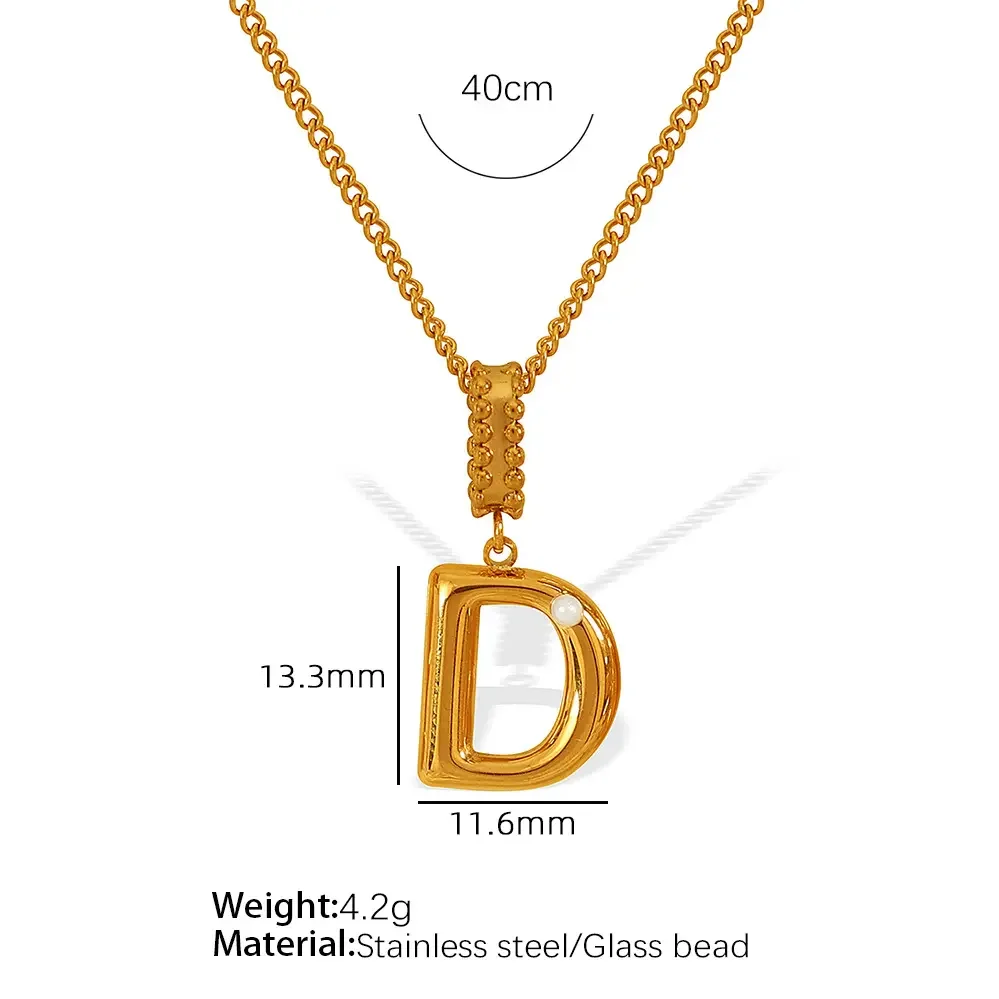 Xl133 Gold D Necklace Picture4