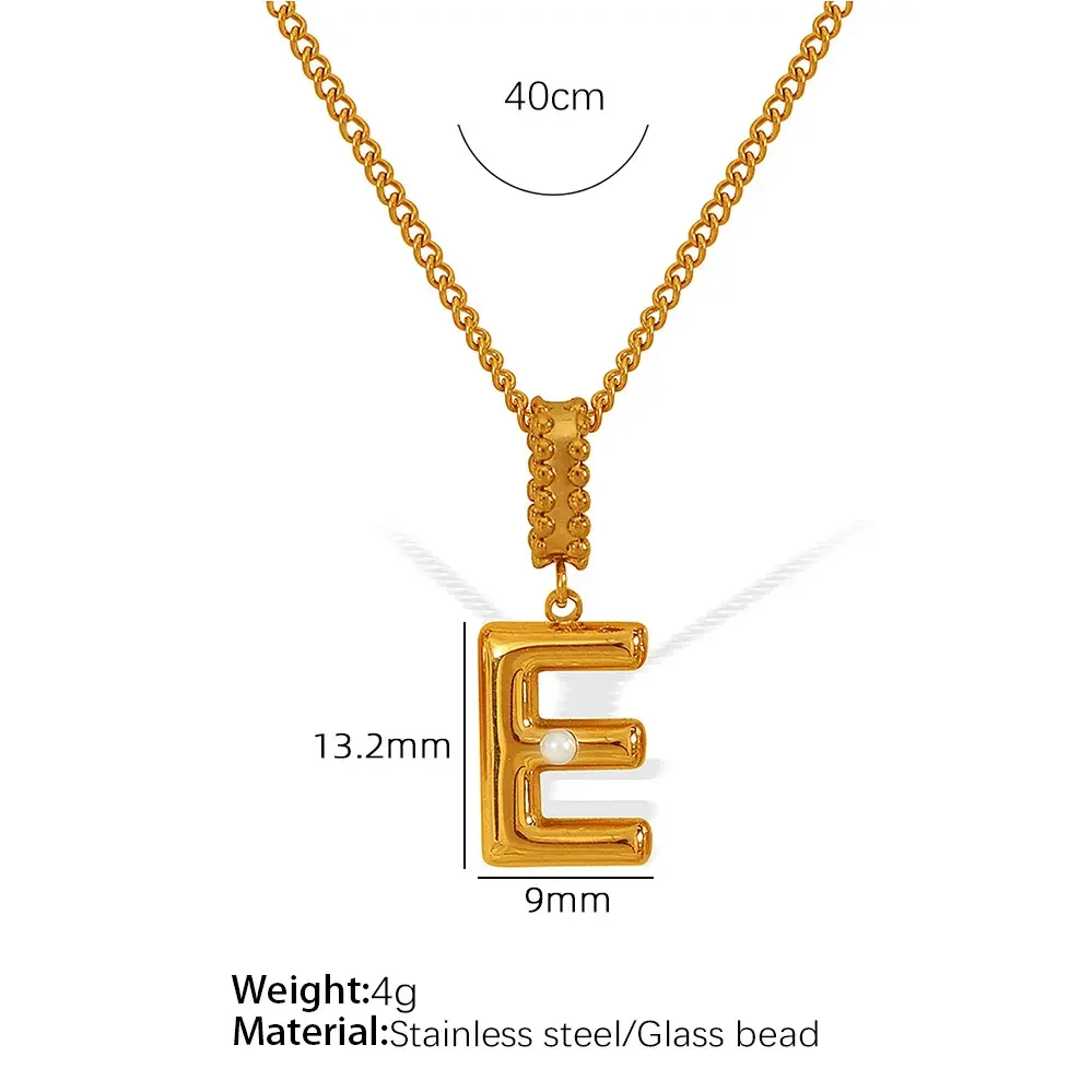 Xl133 Gold E Necklace Picture5