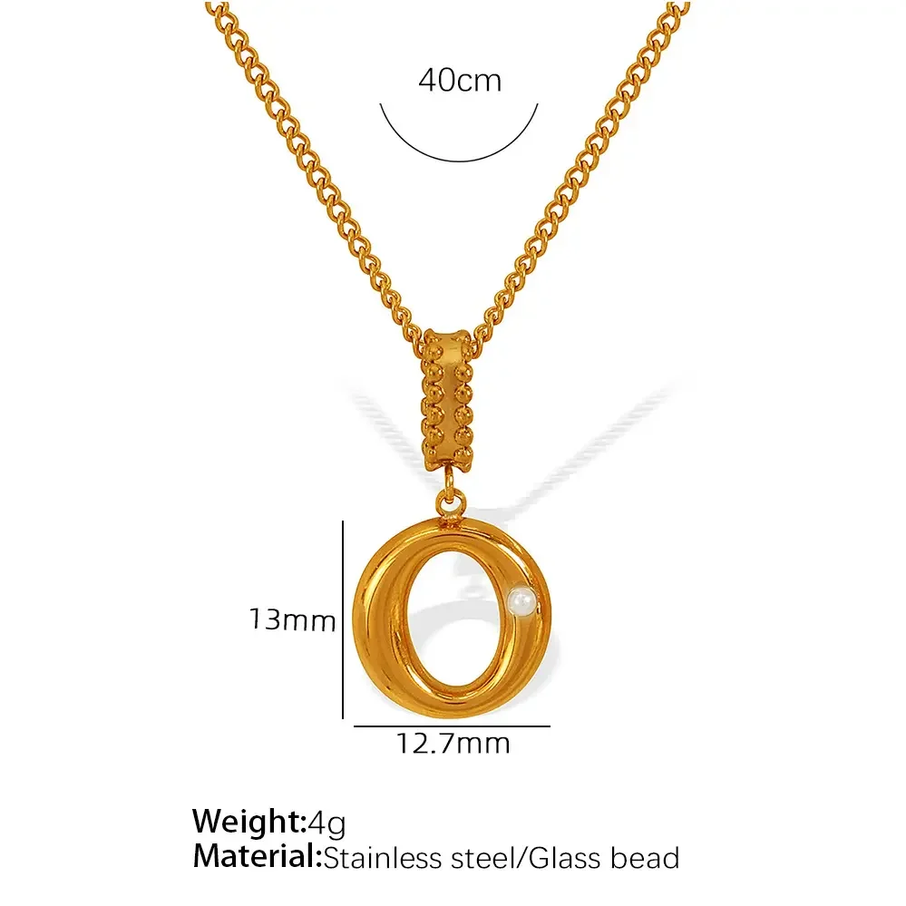 Xl133 Gold O Necklace Picture15