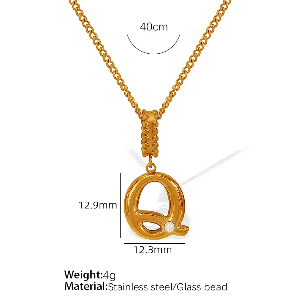 Xl133 Gold Q Necklace Picture17