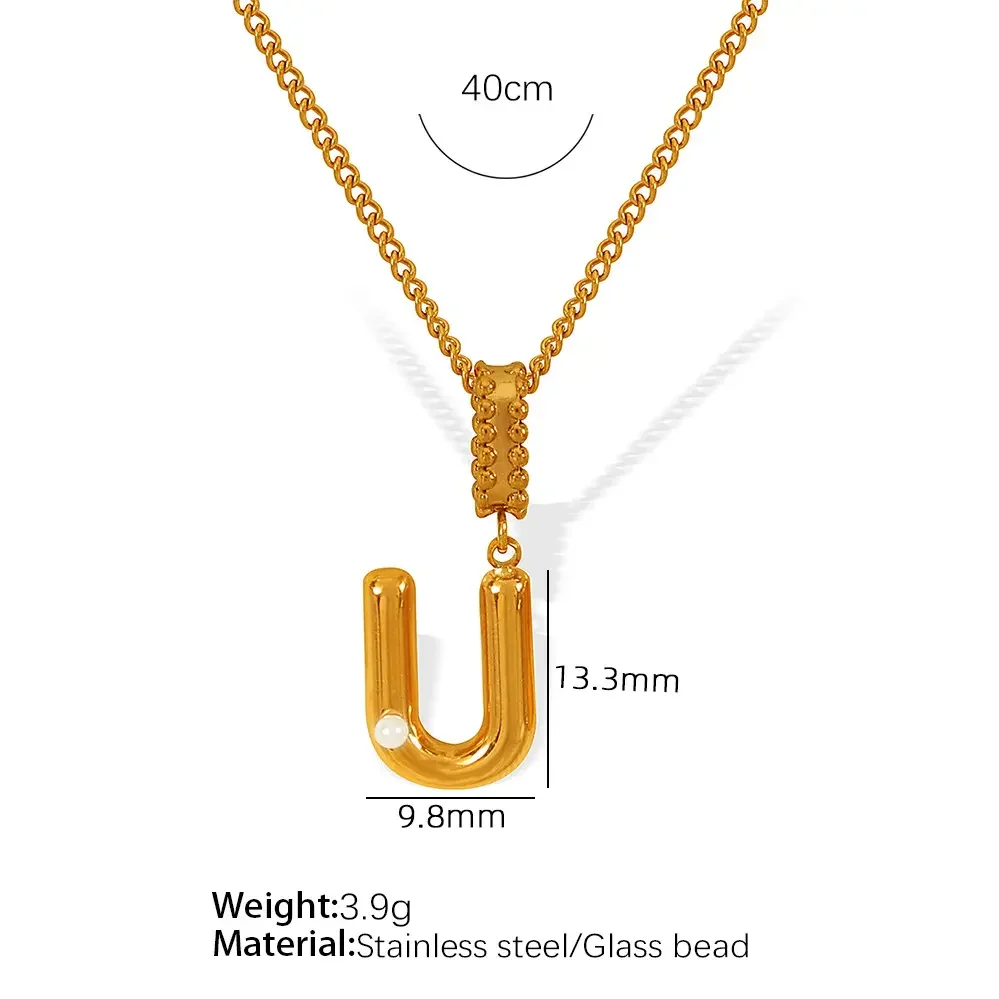 Xl133 Gold U Necklace Picture21