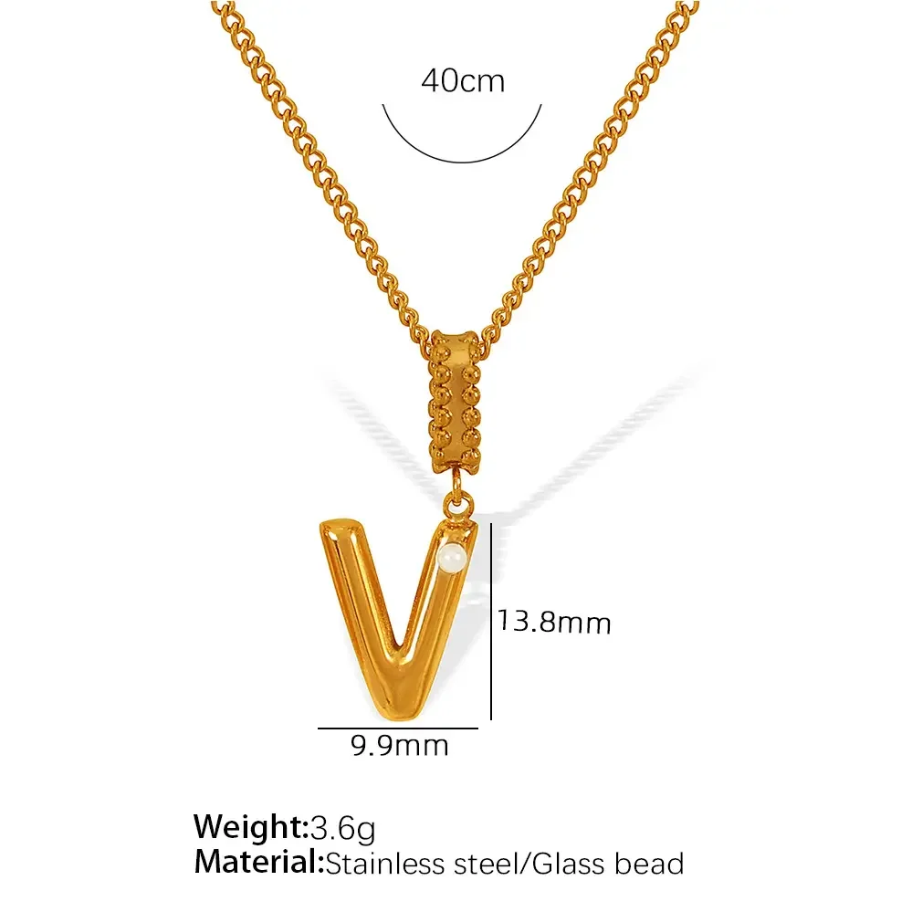 Xl133 Gold V Necklace Picture22
