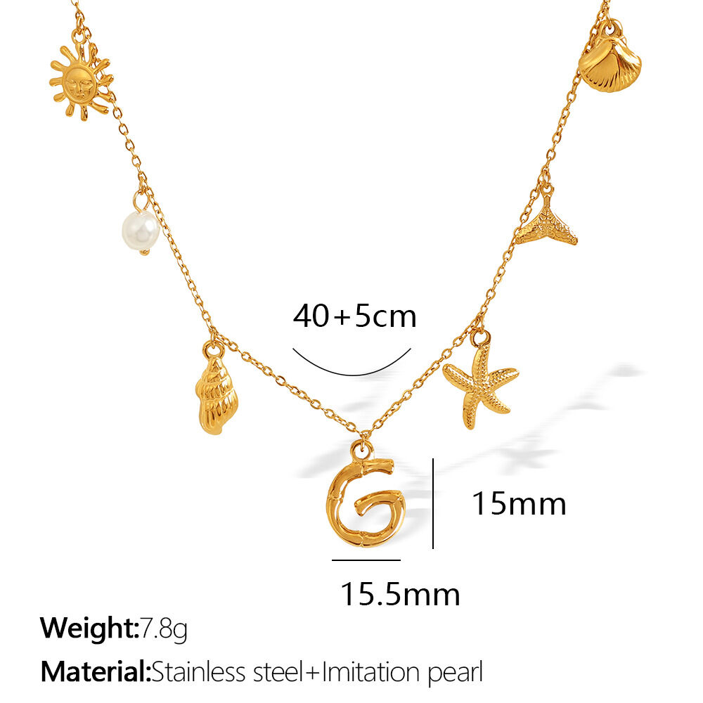 Collier lettre G XL206 Image7