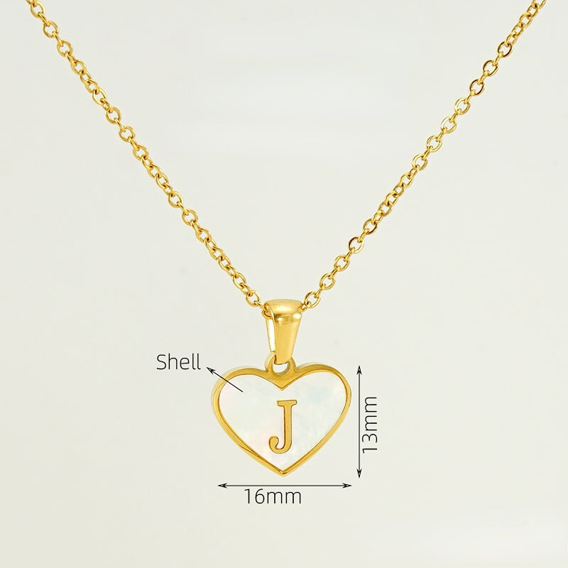 Gold Letter J [With Chain] Picture10