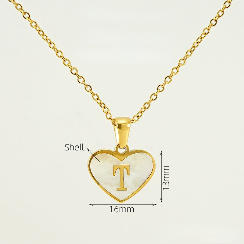 Gold Letter T [With Chain] Picture20