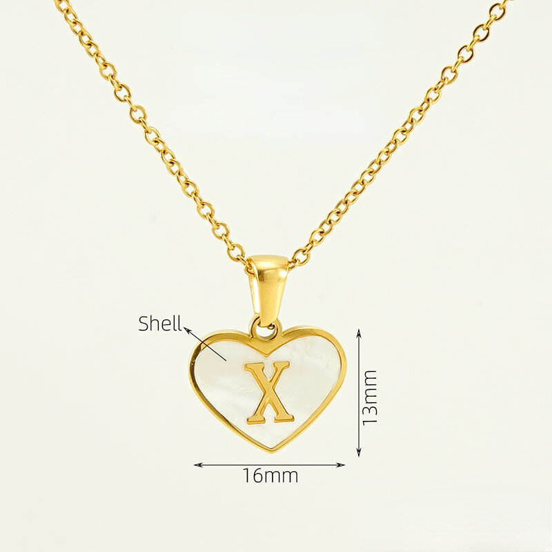 Gold Letter X [With Chain] Picture24