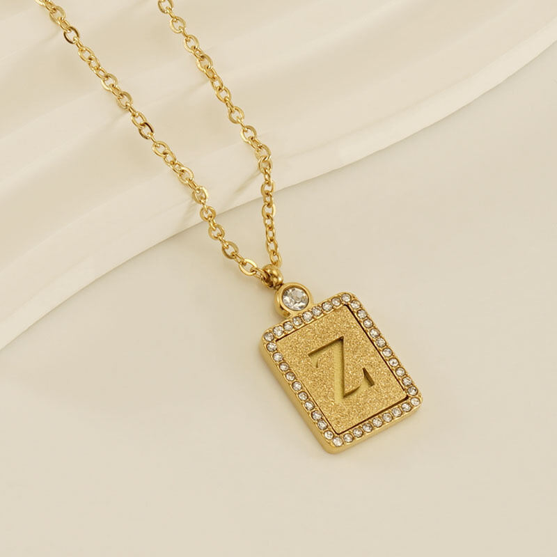 Gouden letter Z [met ketting] Afbeelding26
