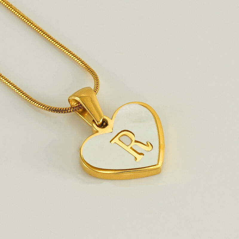 White Shell Letter R (With Chain) Picture18