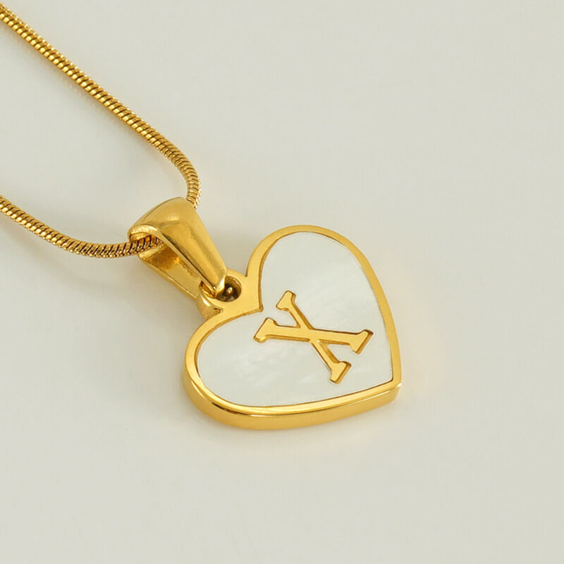 White Shell Letter X (With Chain) Picture24