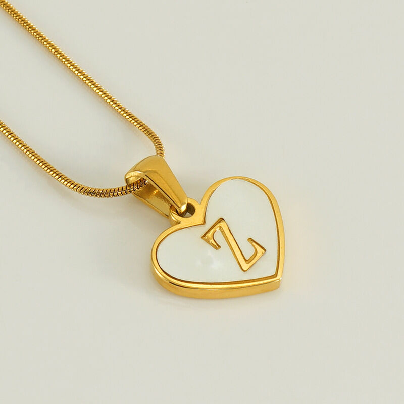 White Shell Letter Z (With Chain) Picture26