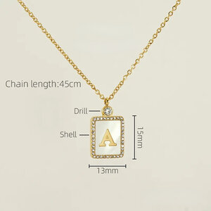 1 Piece Simple Series Daily Letter Women's Pendant Necklaces h5 Picture2