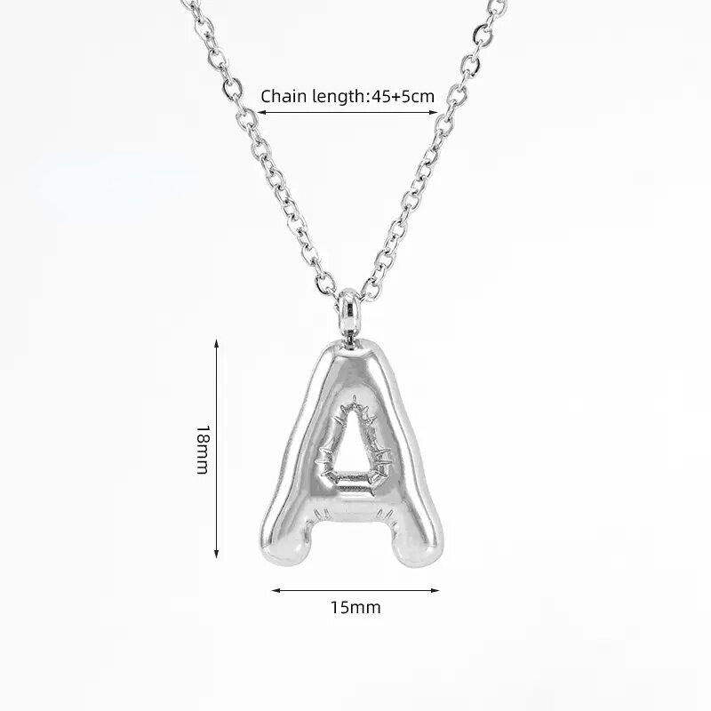 1 Piece Simple Series Daily Letter Women's Pendant Necklaces