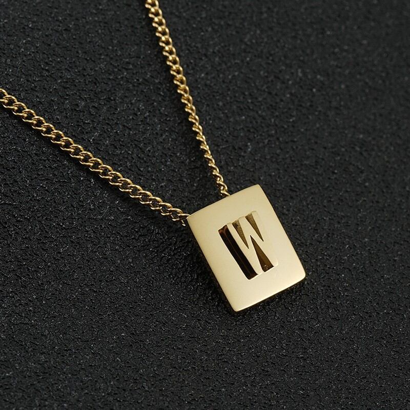Gold W (With Chain) Picture23