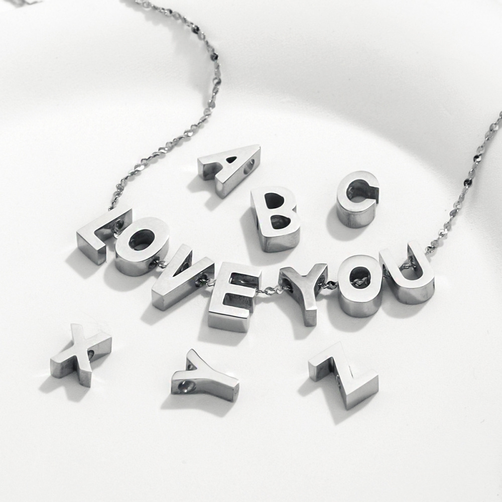 1 Pair Simple Series Casual Letter Unisex Pendants Picture3