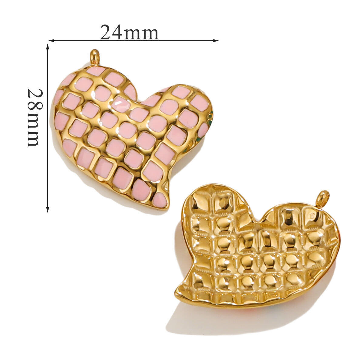 Grid Pendant - Pink Picture5