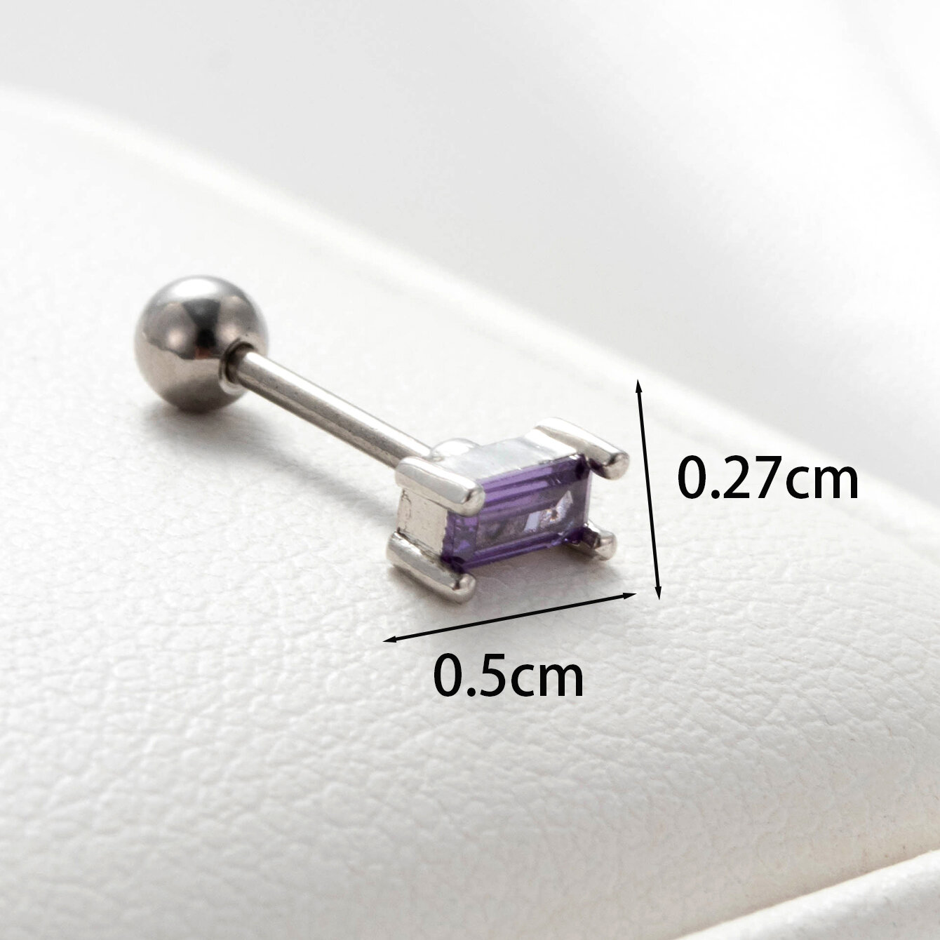 1 Adet Sade Seri Klasik Geometrik Titanyum Çelik Kaplamasız Zirkon Taşlı Kadın Piercing Küpe h5 