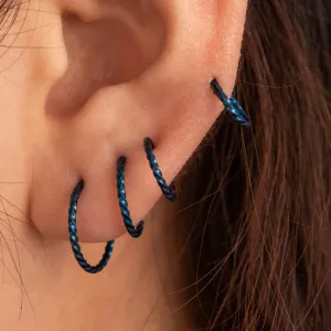 1 Piece Simple Series Simple Geometric Titanium Steel No Plating Material Women Hoop Earrings h5 Picture3