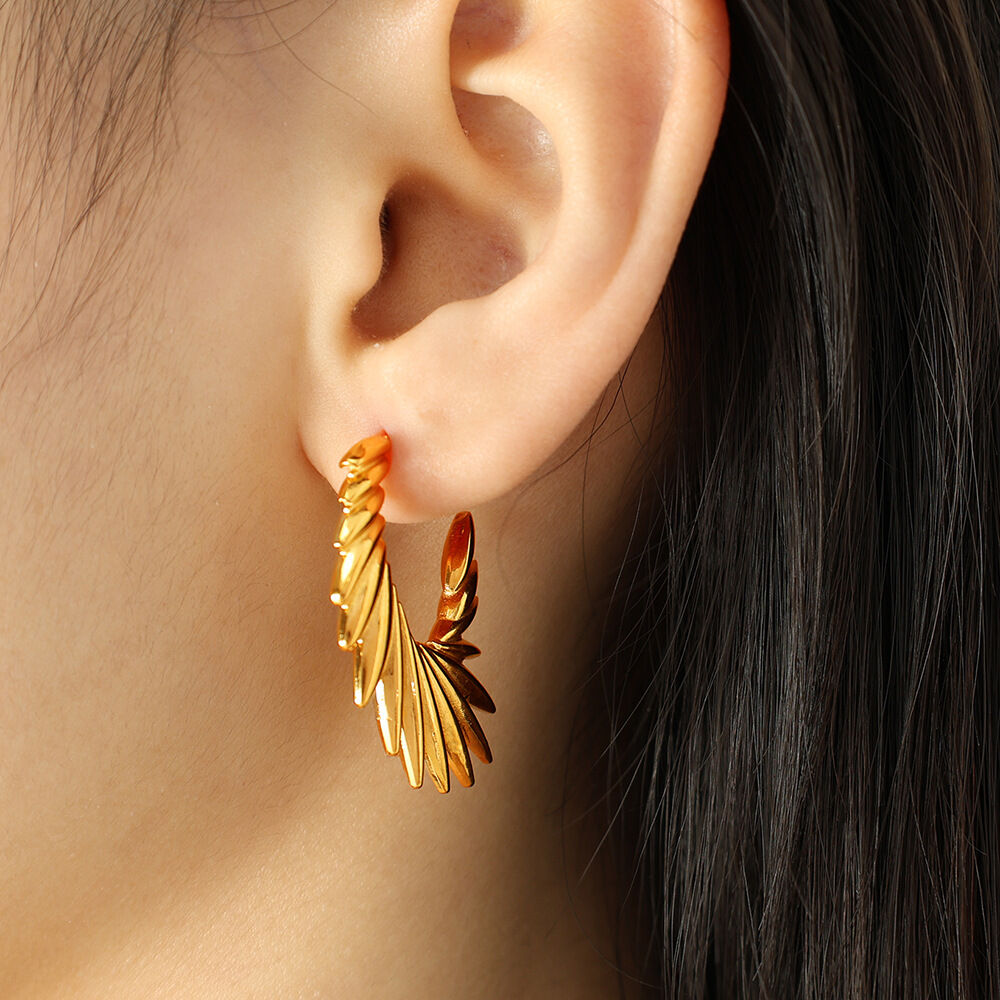 Eh303 Gold Earrings 
