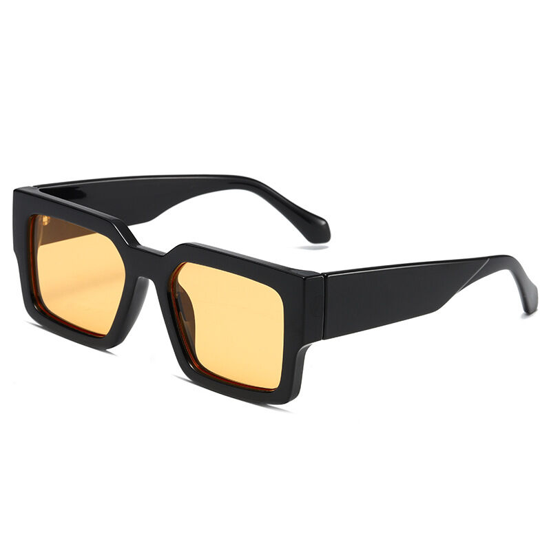Black/Yellow/8
