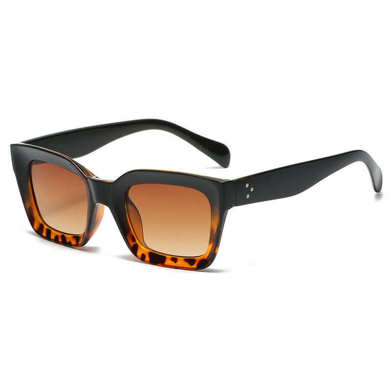 Black On Top And Leopard Print Tea Leaf C3/8 Picture3
