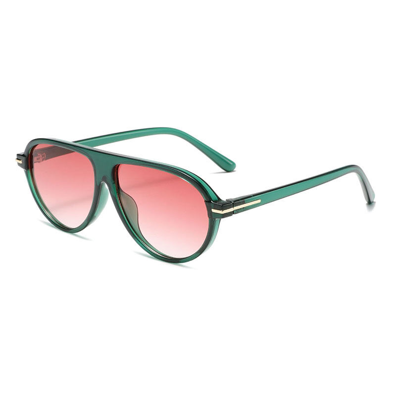 1 Pair Simple Series Daily Solid Color Plastic Women Sunglasses h5 