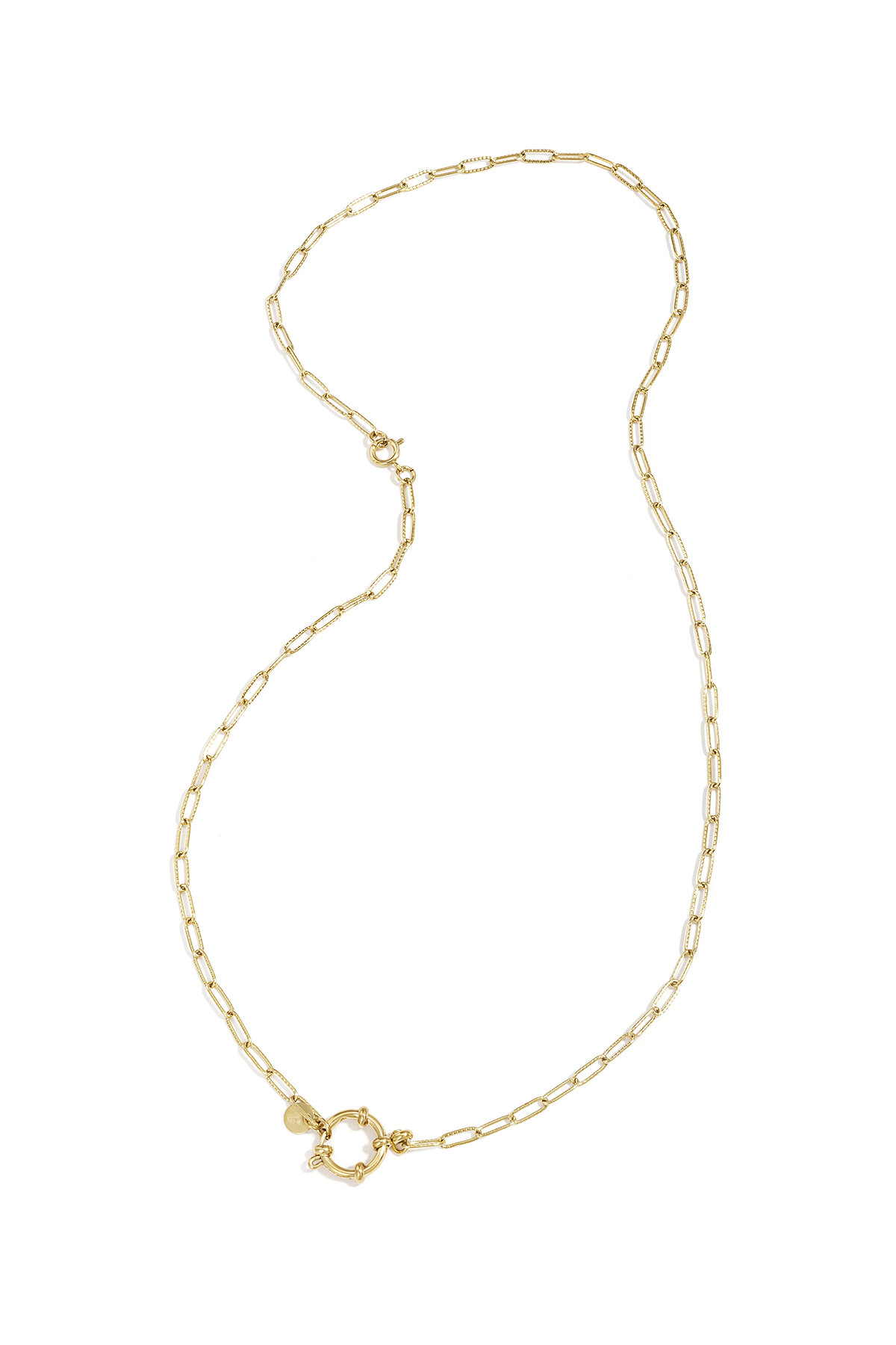 2-in-1 necklace and bracelet with oval links 2