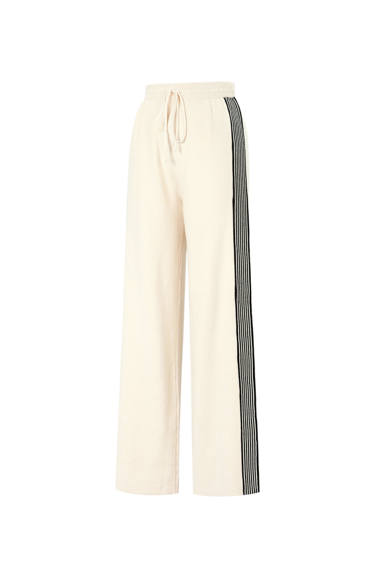 Knitted trousers with stripes h5 Picture2