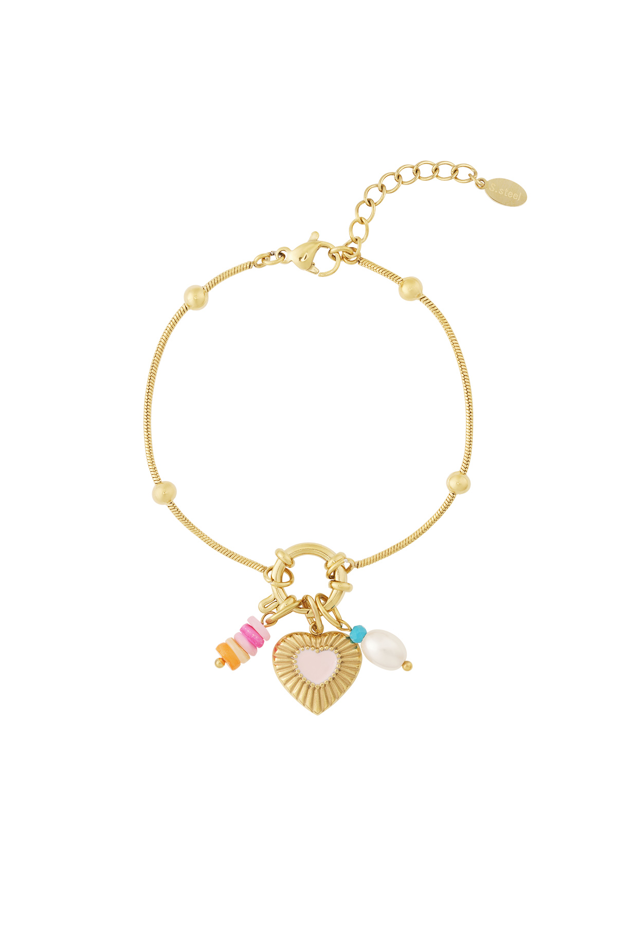 Bonita pulsera DIY de corazón h5 Imagen2
