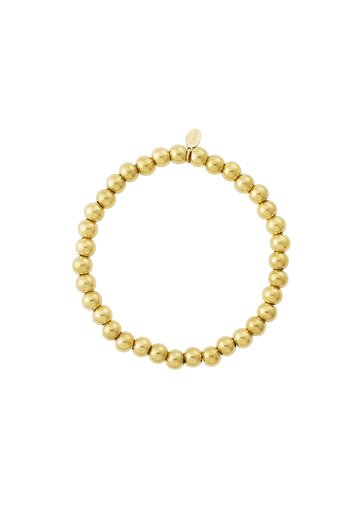 Solid bead bracelets-6mm h5 